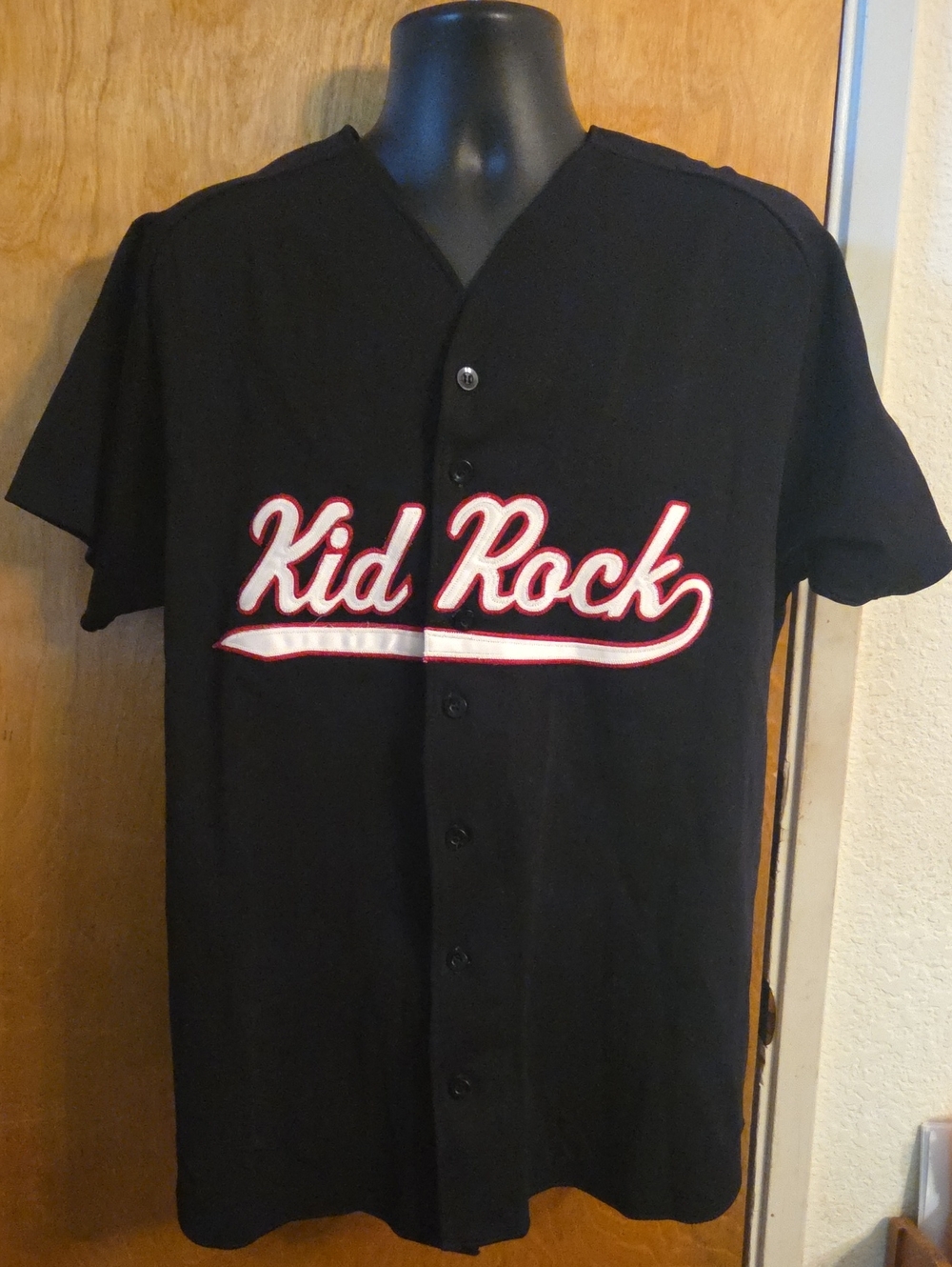 Kid Rock - American Bad Ass - Rare Blue Jersey - L - Athletic Knit